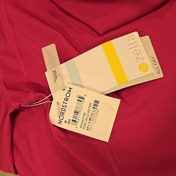 💕ZELLA💕 Excursion Hooded Long Sleeve Dress ~ Pink Wild Aster Medium M NWT - Picture 14 of 16